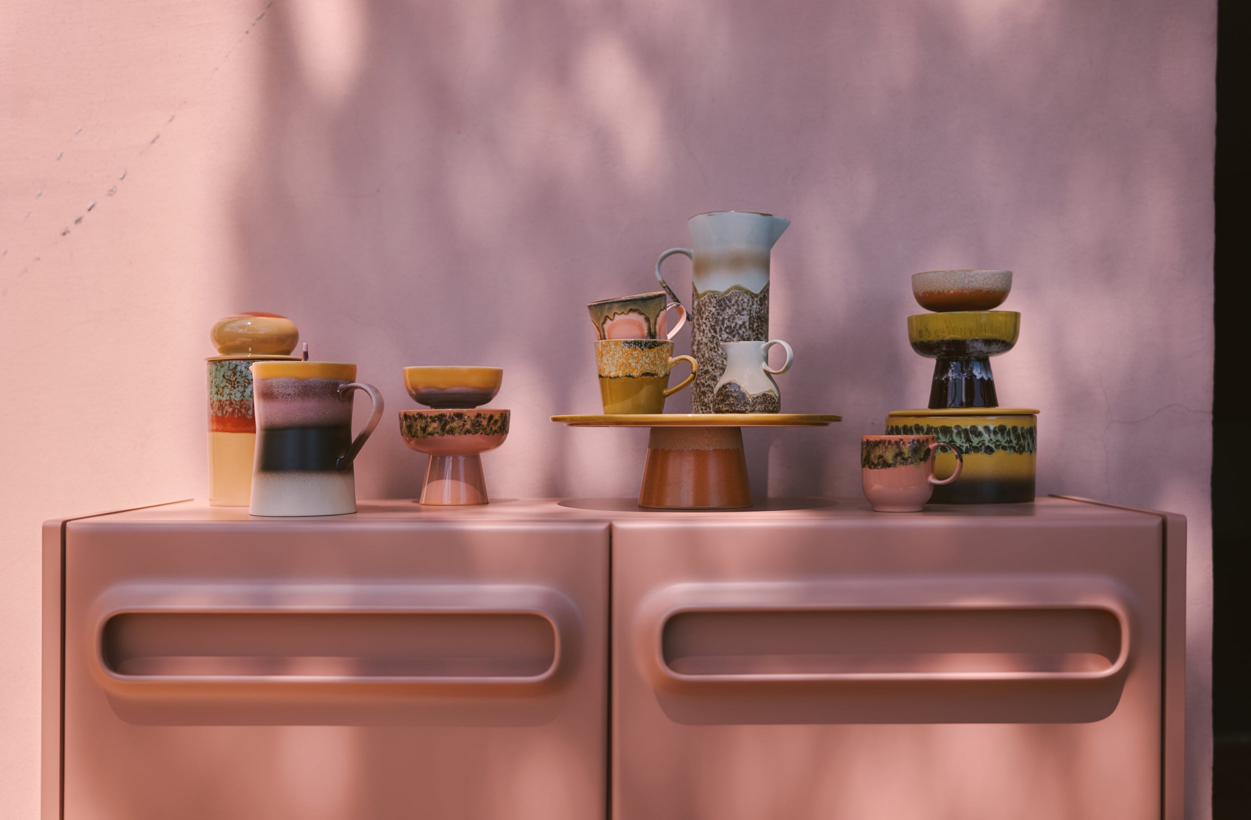 70s Ceramics: Kaffee- und Teekannen