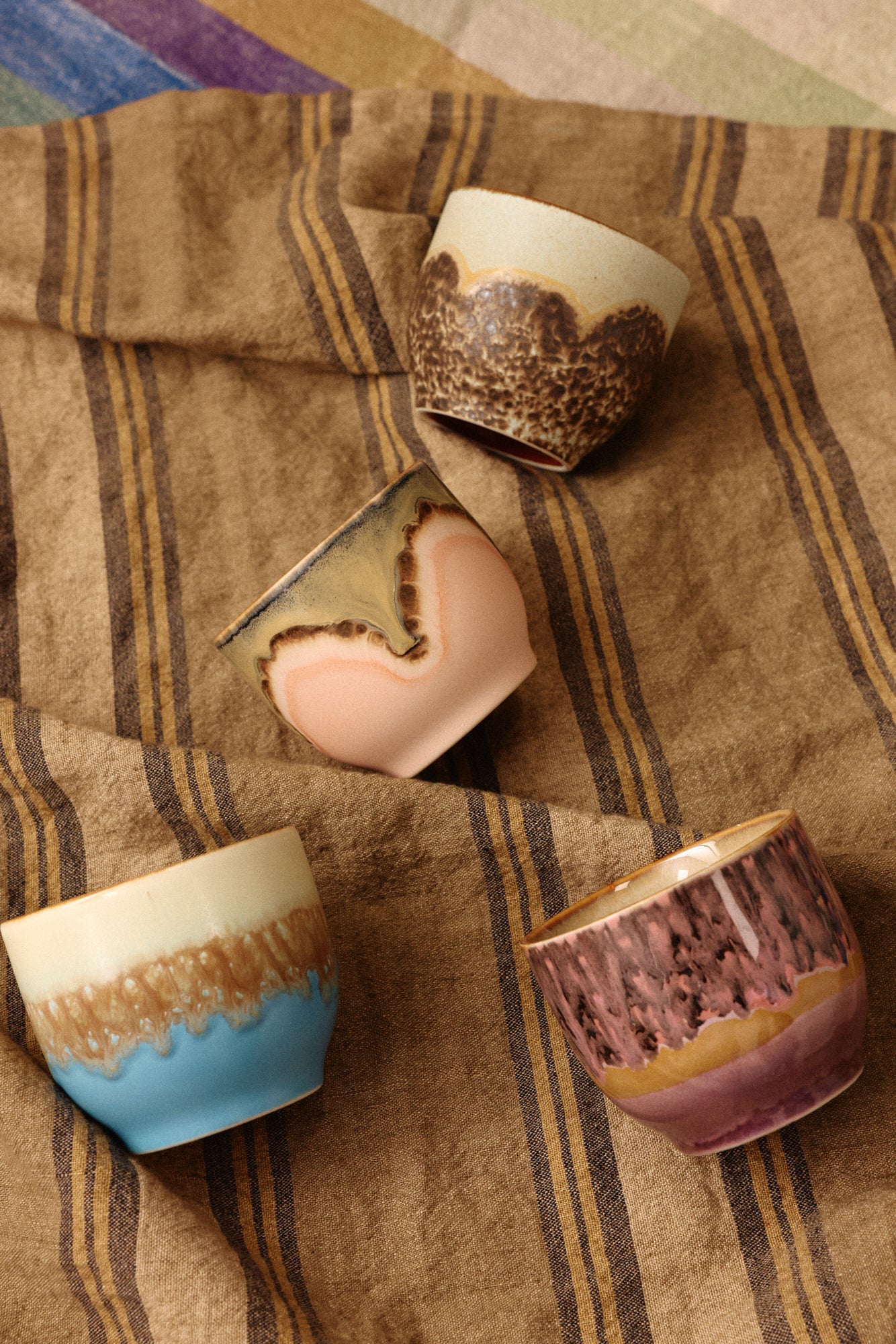 Café Becher "Lagoon" (4er Set)