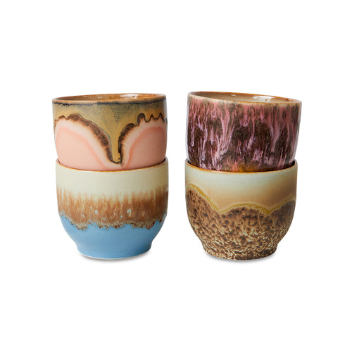 Café Becher "Lagoon" (4er Set)