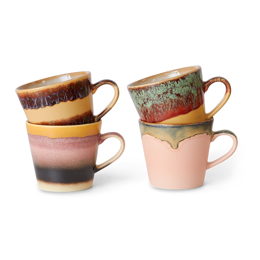 Cappuccino Tassen "Vista" (4er Set)